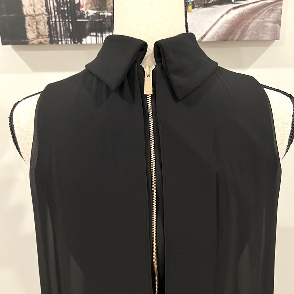 Vince Camuto Mock Neck Shift Dress - Picture 6 of 10